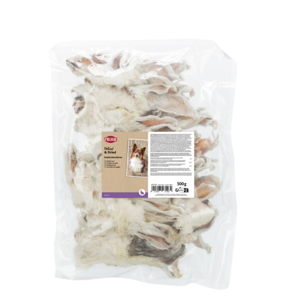 Rabbit ear with fur 500g