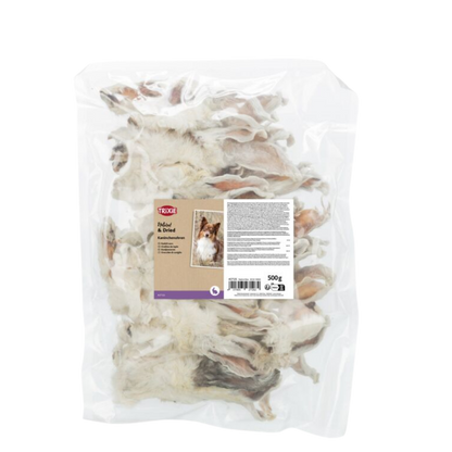 Rabbit ear with fur 500g