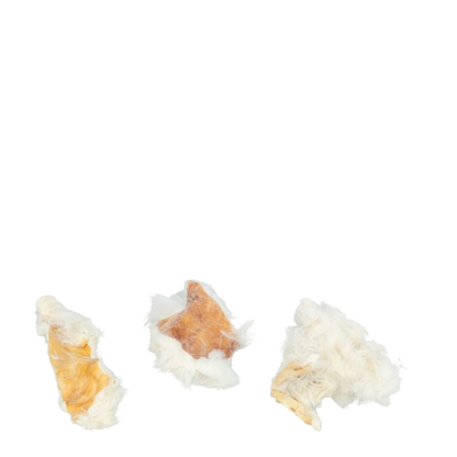 Rabbit skin with fur 1pc