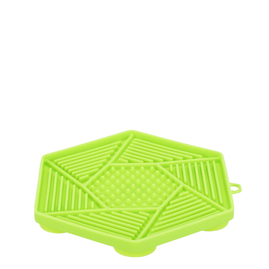 Sleikimotta með sogskálum 17cm gulgræn