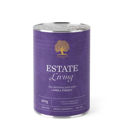 Estate Living Pate - 400g - Blautfóður með lambi og kalkúni