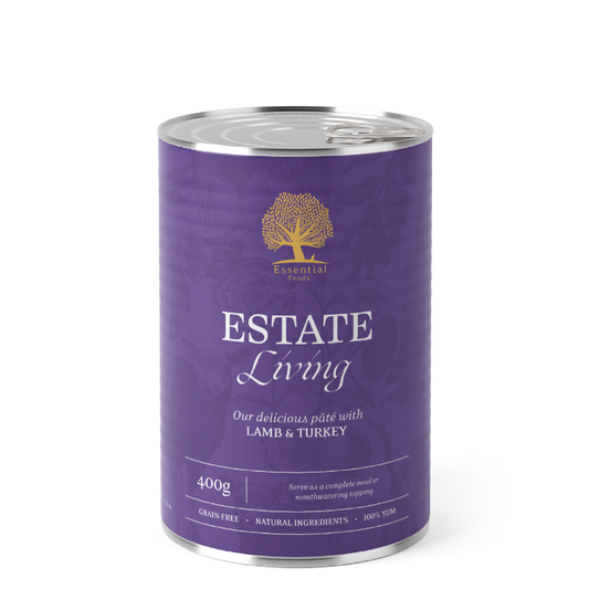 Estate Living Pate - 400g - Blautfóður með lambi og kalkúni