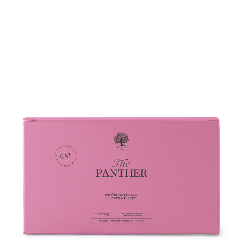 Panther Pate - 12x85g - Blautfóður fyrir gelda ketti