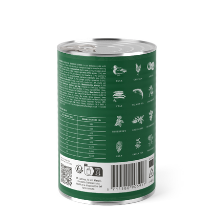 Superior Living Pate - 400g - Blautfóður með önd og kjúklingi