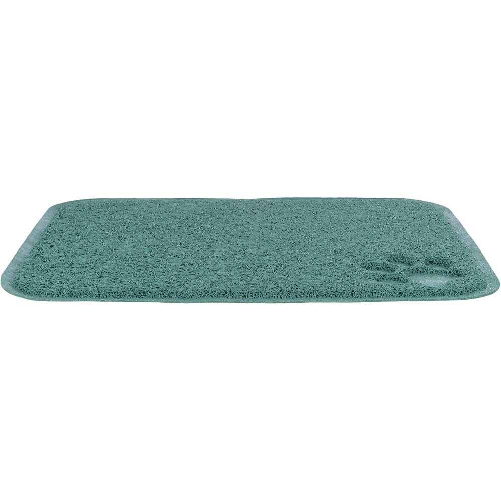 Cat litter tray mat PVC 37x45 cm sage
