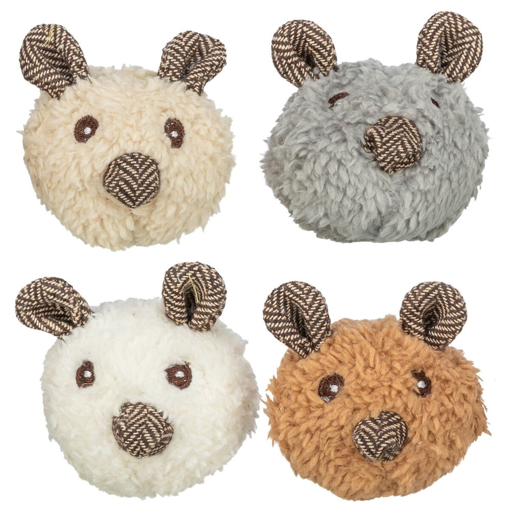 Bear plush 8 cm various