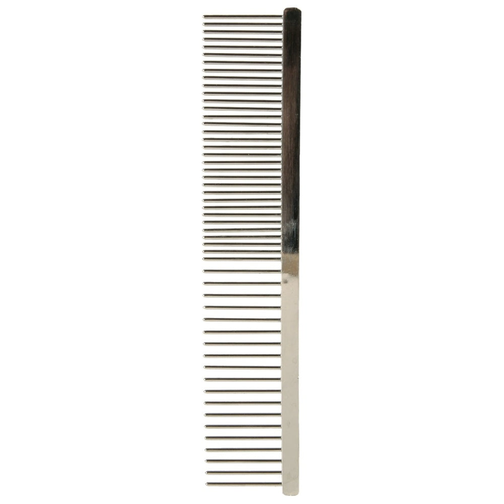 Metal comb fine/wide teeth 16 cm
