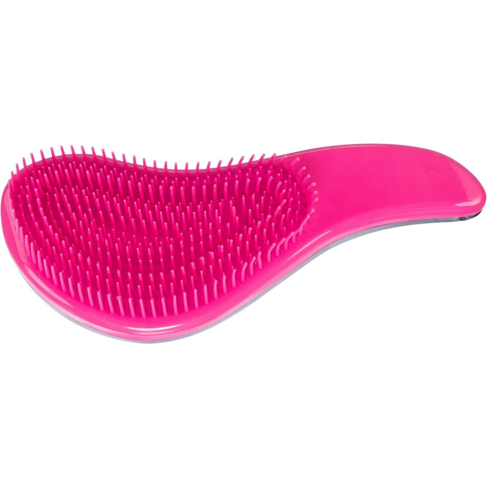 Soft brush plastic 19 cm pink/black