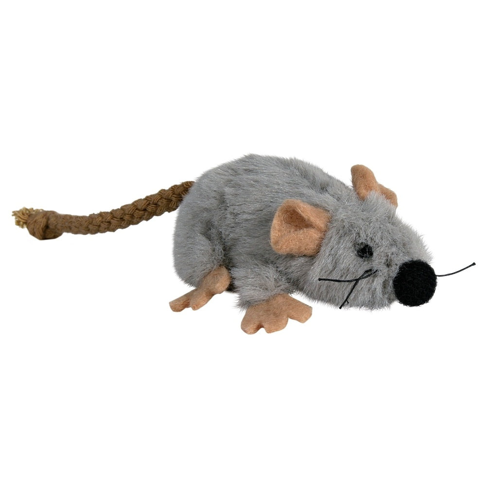 Toy mouse, plush, 7 cm