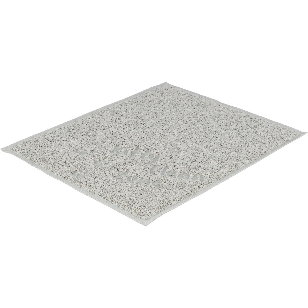 Cat litter tray mat PVC 37x45cm grey