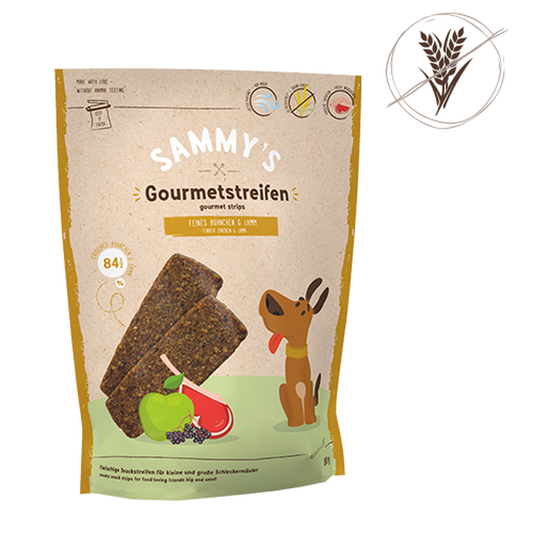 Sammy's Gourmet Stripes with Lamb & Chicken 180g