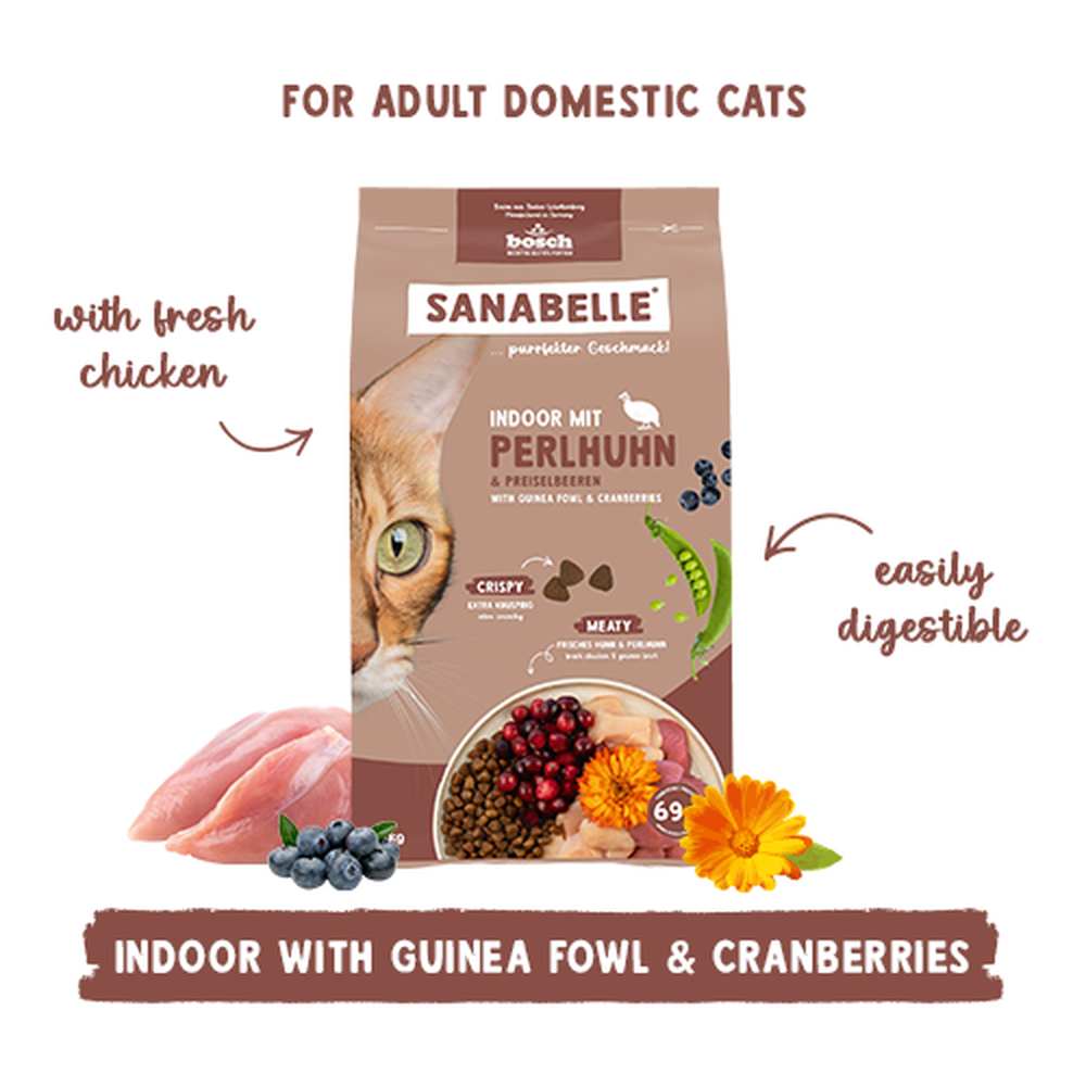 Sanabelle Indoor Guinea fowl 400g