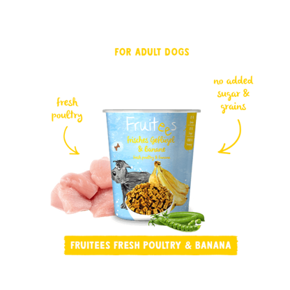 Fruitees Poultry and Banana 200g