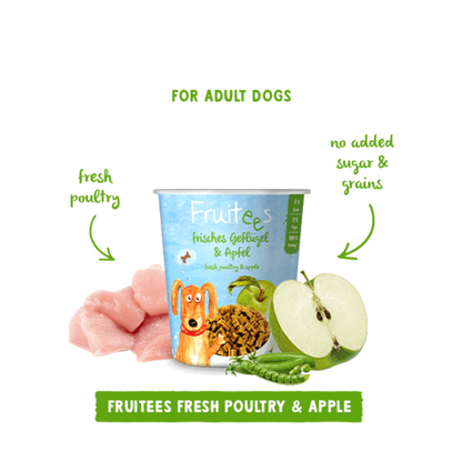 Fruitees Poultry and Apple 200g
